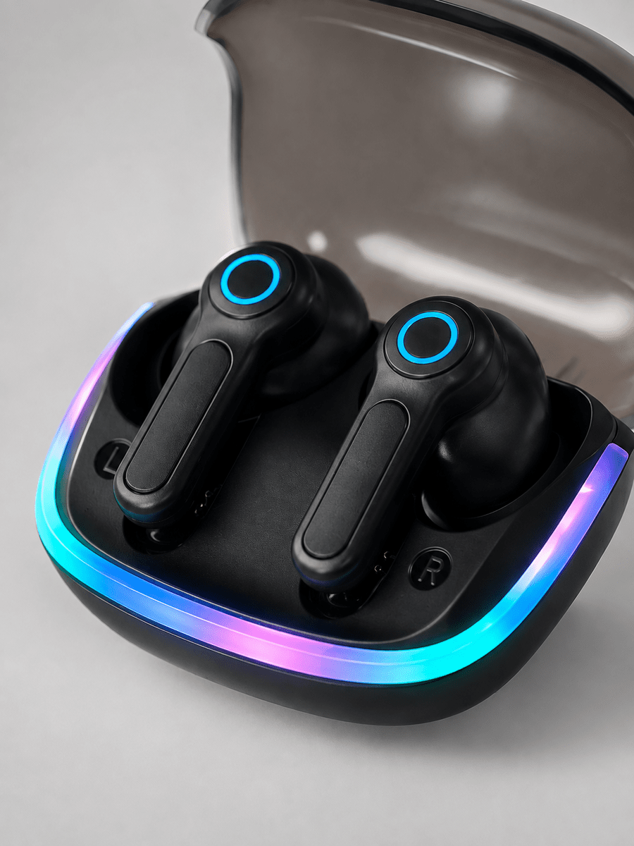 WS Bluetooth Kulaklık Quad ENC HD Voice 500mAh Şarj Kutulu Kablosuz Kulaklık