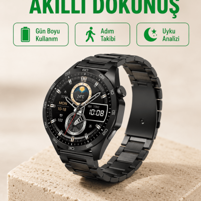 Bluetooth Akıllı Saat – Nabız, Adım Sayar, Uyku Takibi ve Spor Modlarıyla Akıllı Yaşam Asistanı