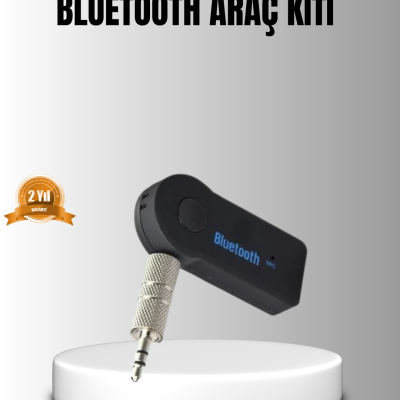 Bluetooth AUX Araç Kiti Eller Serbest Müzik Çalar Dahili Mikrofonlu