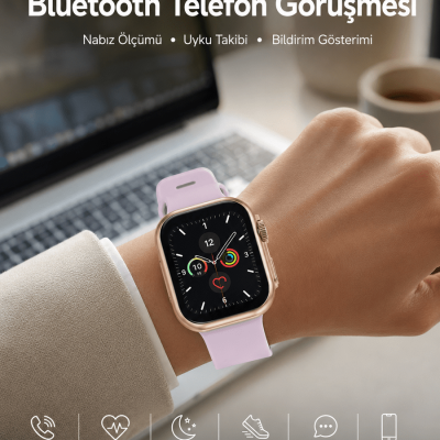 Bluetooth Görüşmeli Akıllı Saat, Sağlık Takibi ve Akıllı Bildirim Özellikleriyle Günlük Hayatınızı Kolaylaştırır