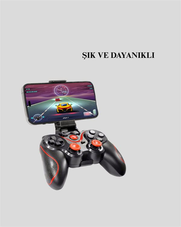Bluetooth Kablosuz Oyun Kolu – Android iPhone PC Uyumlu