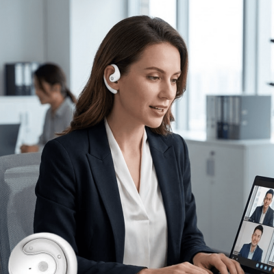 Bluetooth Kulaklık Çift Mikrofonlu Uzun Kullanım Süreli ve Hızlı Şarj Özellikli