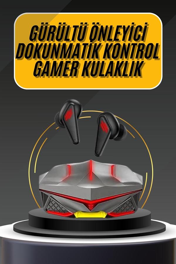 Bluetooth Kulaklık HD Ses Kaliteli Işıklı Metal Kasa Ios Android Uyumlu Mikrofonlu