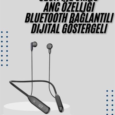 Bluetooth Kulaklık Kablolu Android ve İOS Uyumlu ANC Özellikli