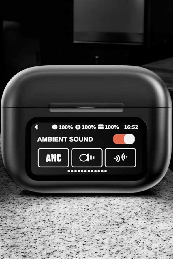 Bluetooth Kulaklık Kablosuz Ekranlı ANC/ENC Destekli Dokunmatik