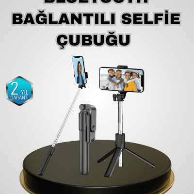 Bluetooth Selfie Çubuğu – Kablosuz, Hafif ve Yüksek Çözünürlüklü Çekim İçin