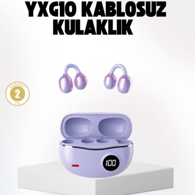 Bluetooth YXG10 Kulak Arkası Tasarım Cilt Dostu Silikon Hafif Yapı