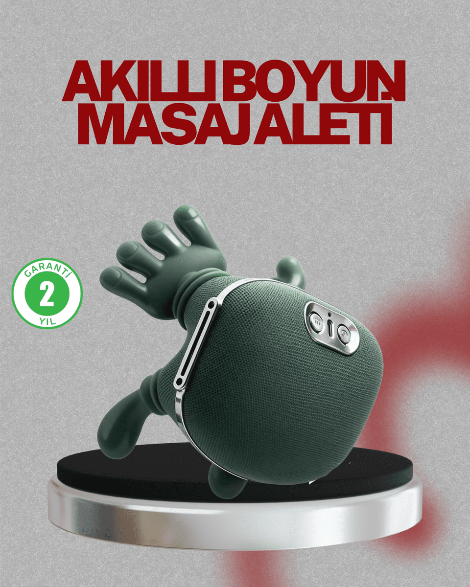 Yeni Nesil Boyun ve Omuz Gerginliği Giderici Masaj Cihazı