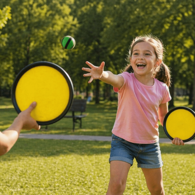 Catch Ball Set 2 Kişilik Top Yakalama Oyunu Çocuk Aktivite Seti