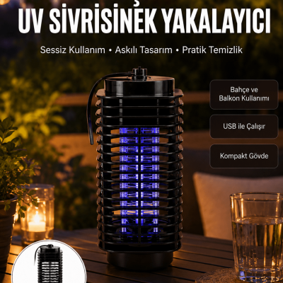 Çevre Dostu Elektrikli Sivrisinek Öldürücü Lamba – 50m² Etki Alanı Yeni Nesil