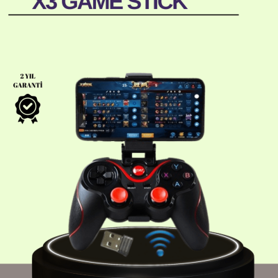 Çift Analog Joystick ve 14 Tuşlu Bluetooth Oyun Kumandası