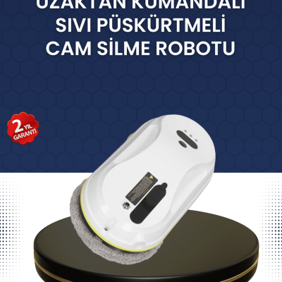Çift Diskli Güvenli Otomatik Cam Silme Robotu