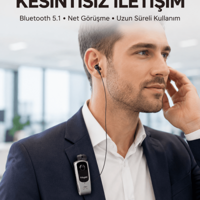 Çift Telefon Bağlantılı Eller Serbest Bluetooth Kulaklık