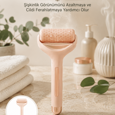 Cilt Bakımı İçin Buz Silindiri Yüz Masaj Aleti Yeni Nesil