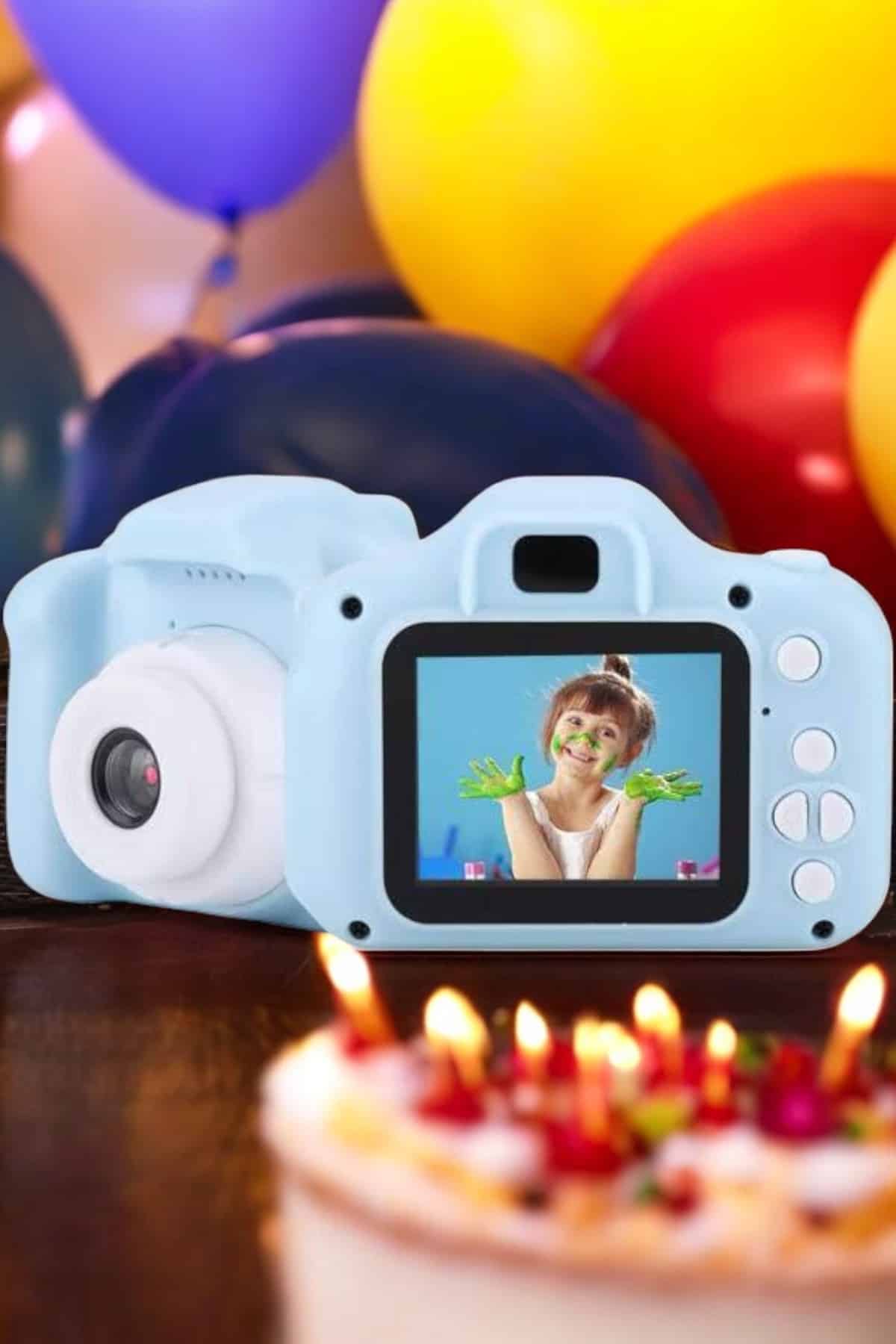 Çocuk Kamerası Profesyonel Hafif Ve Uzun Ömürlü USB Şarjlı 2.0 İnç