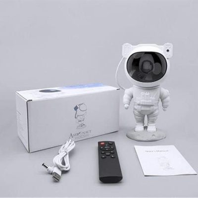 Çocuklara Özel Projeksiyon Astronot Lamba Speaker Sevimli