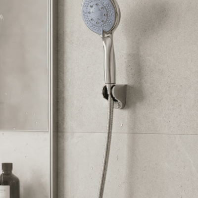 Çok Fonksiyonlu 4 Kademeli El Duşu Seti Spiral Hortumlu Banyo Duş Başlığı