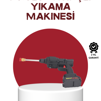 Çok Fonksiyonlu Şarjlı Basınçlı Yıkama Tabancası Ev Araç Bahçe