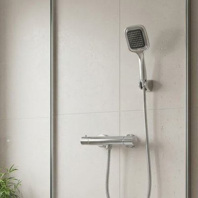 Çok Fonksiyonlu Siyah El Duşu Seti Spiral Hortum ve Duş Askısı Banyo Duş Başlığı