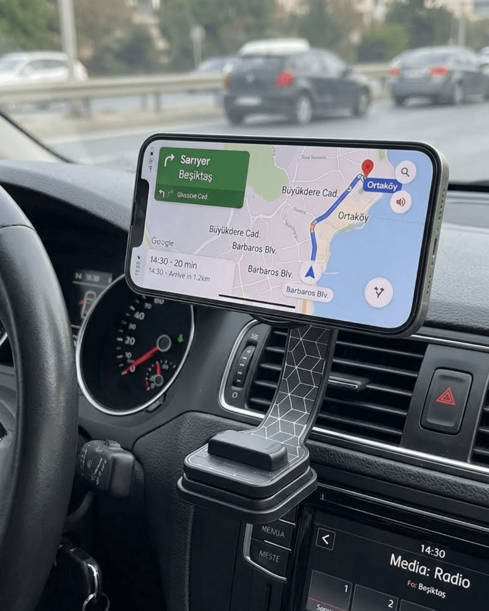 Dashboard Manyetik Telefon Tutucu Ayarlanabilir Telefon Standı