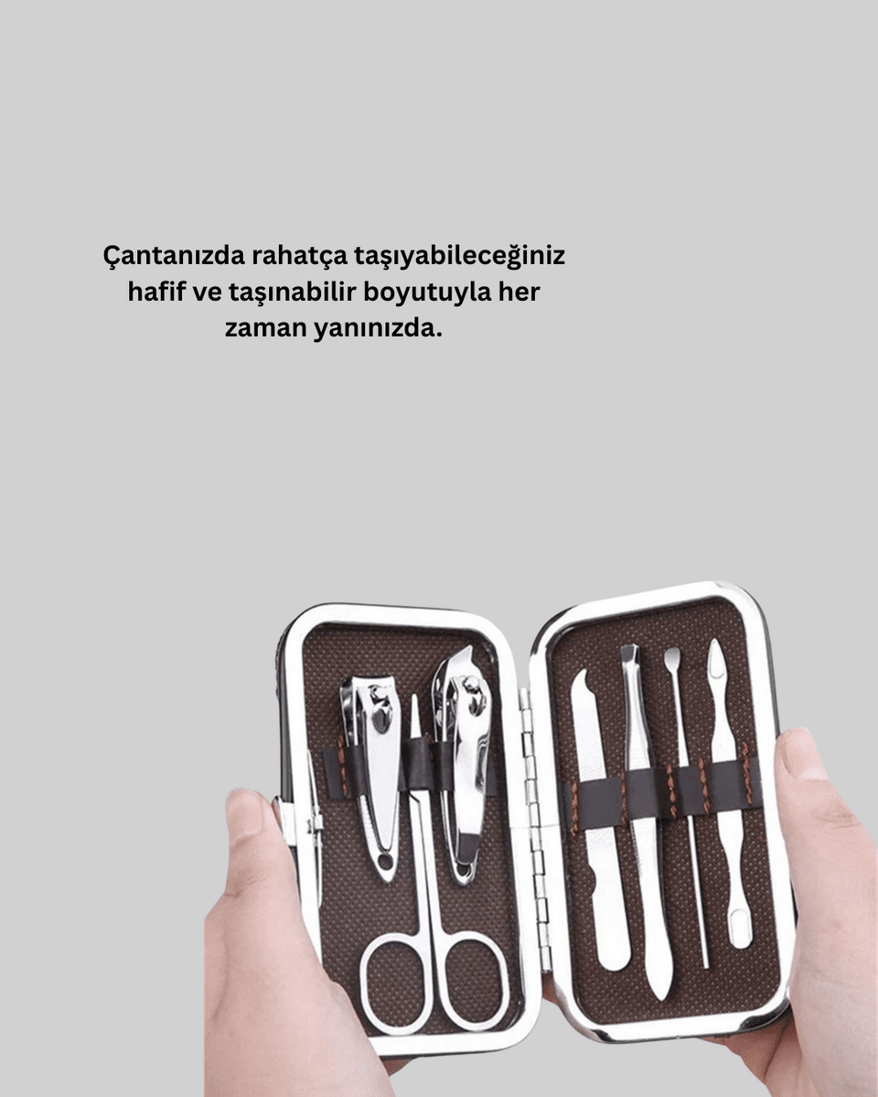 Seyahat İçin Uygun Çok Amaçlı Kişisel Bakım Seti