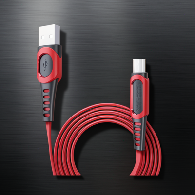Dc01 Süper Hızlı Micro Usb Kablo 1m 2.4a - Kırmızı