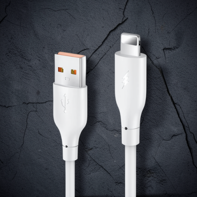 Dc64 Usb To Lightning 1m 3.0a Hızlı Şarj Kablo - Beyaz