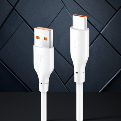 Dc65 Usb To Type-c 1m 3.0a Hızlı Şarj Kablo - Beyaz