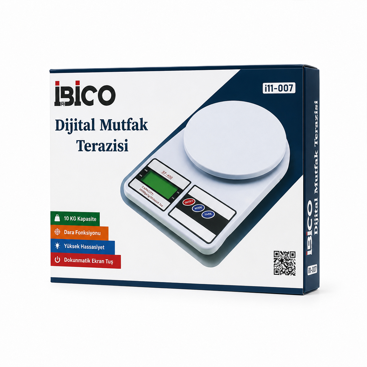Dijital Mutfak Tartısı 10kg 1g Pilli