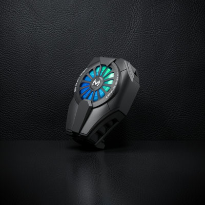 Dl06 Rgb Radyatör Telefon Soğutucu Fan - Siyah