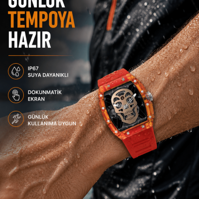 Dokunmatik Akıllı Saat Spor ve Günlük Kullanım Yeni Nesil