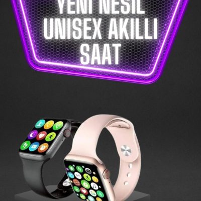 Dokunmatik Ekran Akıllı Saat Tema Değiştirme Şık ve Modern Unısex