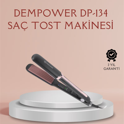 DP-134 Tost Saç Şekillendirici – Hızlı Isınan, Kalıcı ve Belirgin Dalgalar İçin İdeal