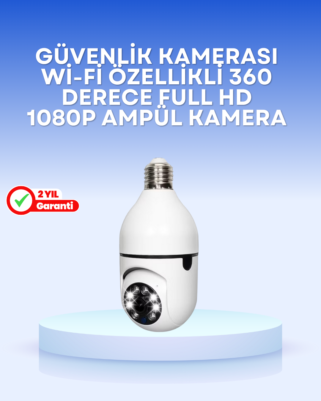 Duy Uyumlu Akıllı Güvenlik Kamerası – Basit Kurulum ve Net Görüntü