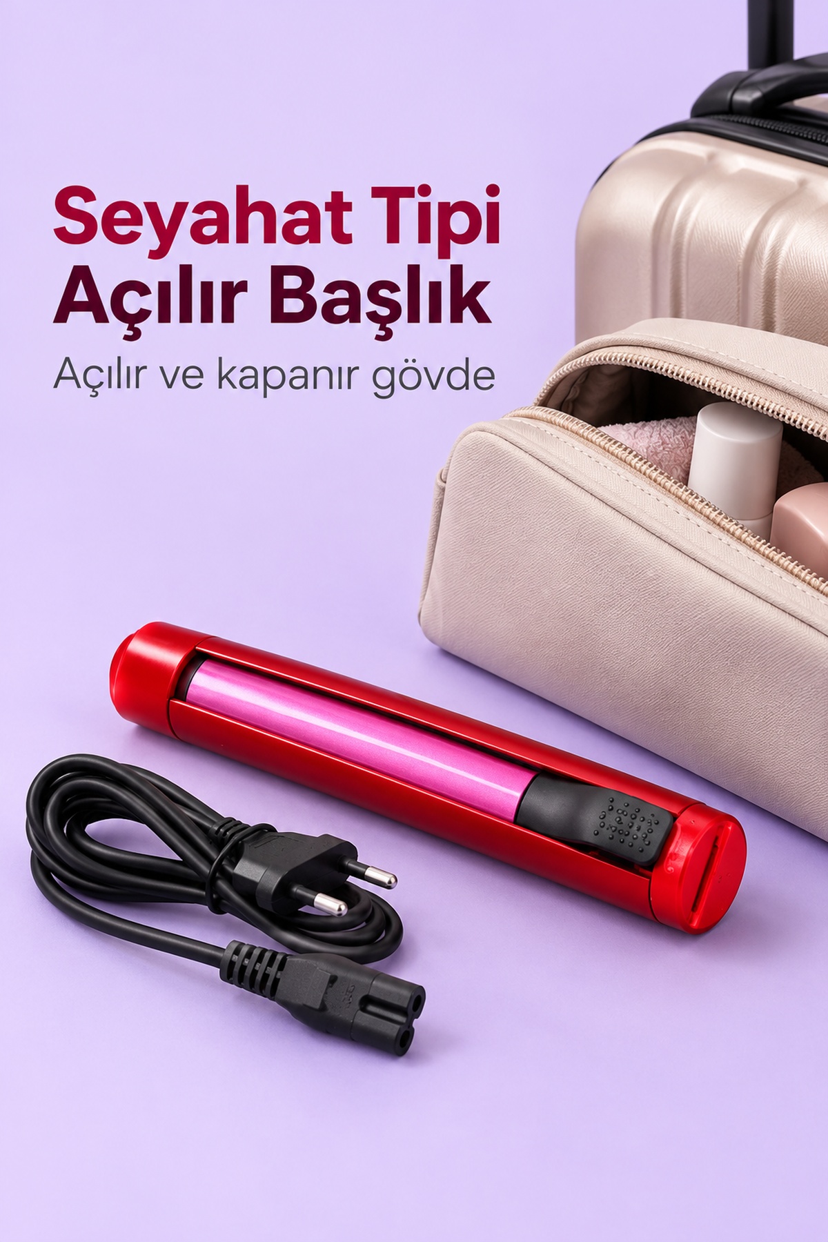 Çıkarılabilir Kablolu Seyahat Tipi Çok Amaçlı Saç Şekillendirici