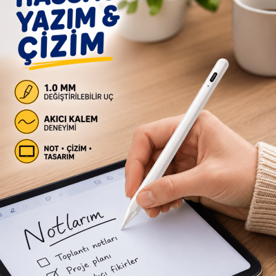 Eğim Sensörlü Dijital Kalem – Yüksek Hassasiyetli 1,0 mm Uç, Uzun Pil Ömrü Yeni Nesil