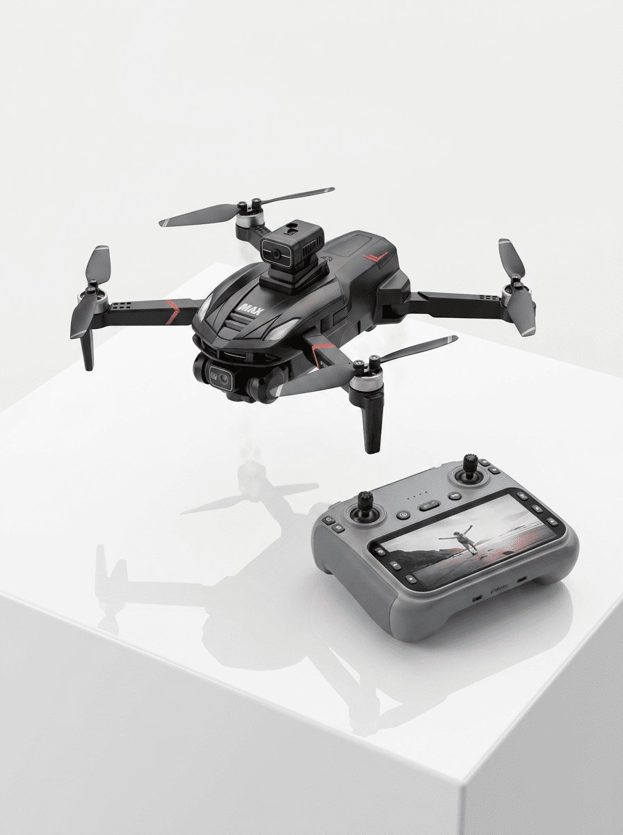 Havadan Çekim İçin Çift Kameralı Kompakt ve Kolay Taşınabilir Drone