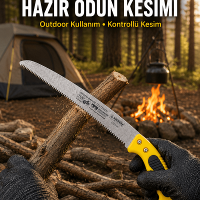El Tipi Bahçe Bıçkısı Dayanıklı Çelik Kesim Testeresi