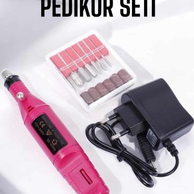 Elektrikli Manikür Pedikür Törpü Seti Protez Tırnak Nasır Temizleyici