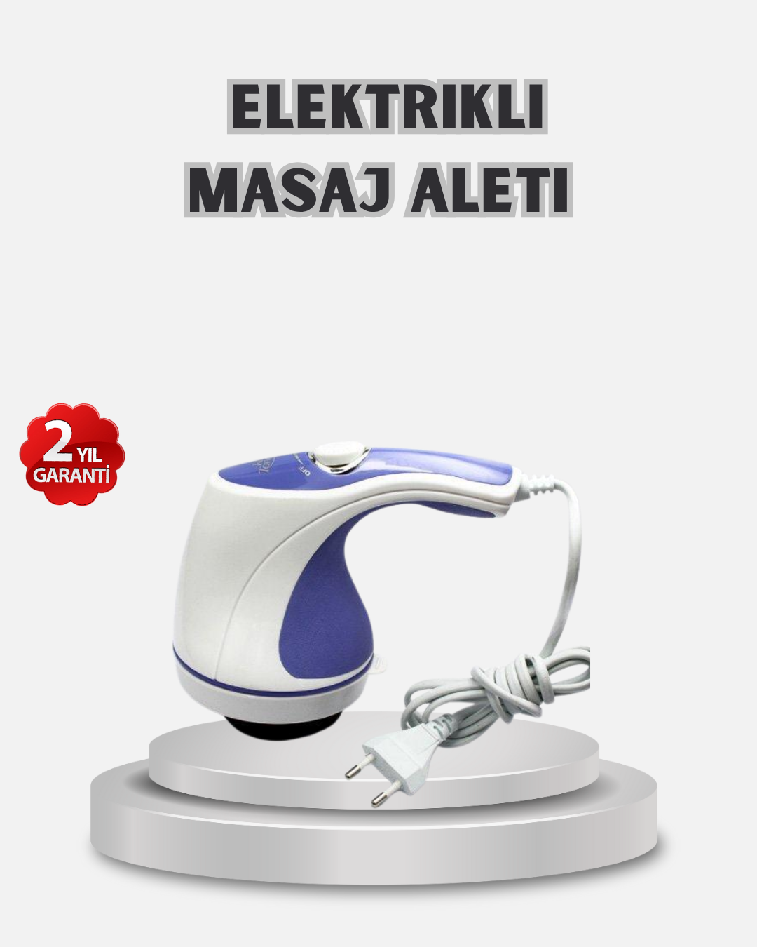 Elektrikli Masaj Aleti – 5 Başlıklı