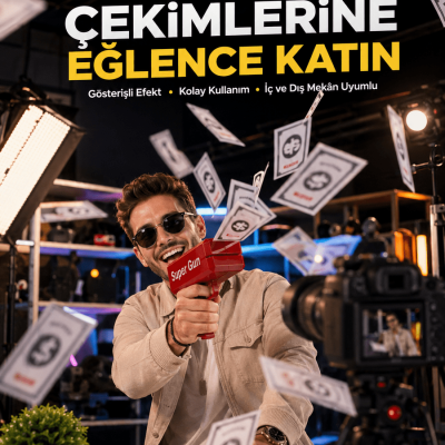 Elektrikli Parti Oyuncağı – Para Atan Tabanca Yeni Nesil