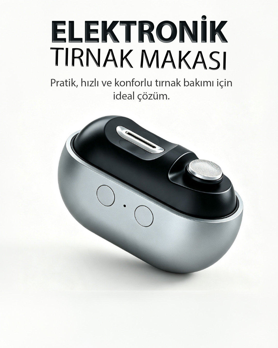 Elektrikli Tırnak Makası Pratik M7 Otomatik Tırnak Kesme ve Törpüleme Cihazı