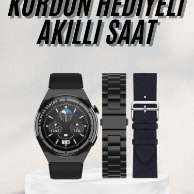 En Çok Tercih Edilen Akıllı Saat Amoled Ekran Nabız Sensörü GPS Uyumlu Adımsayar