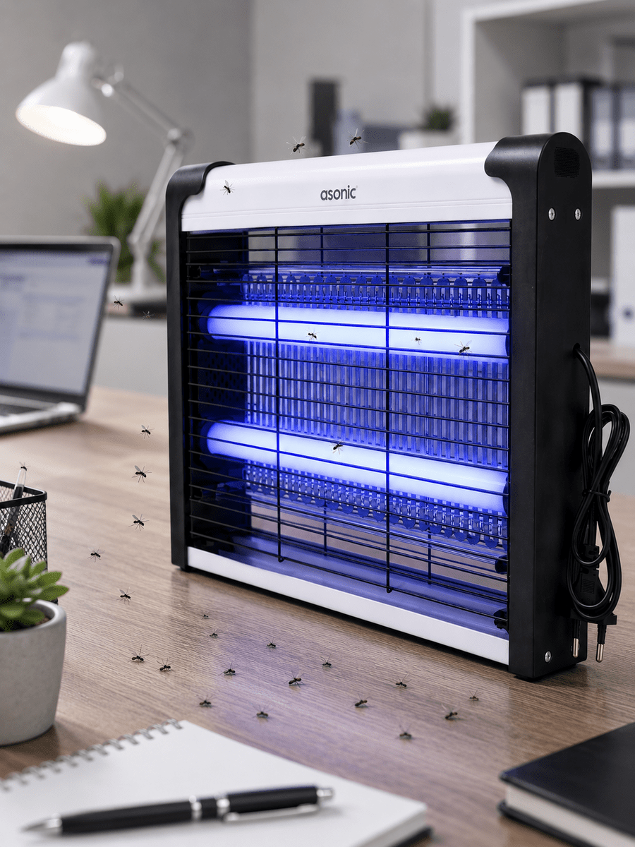 Ev, Ofis ve İş Yerleri İçin Sessiz UV LED Sinek Yakalama Cihazı