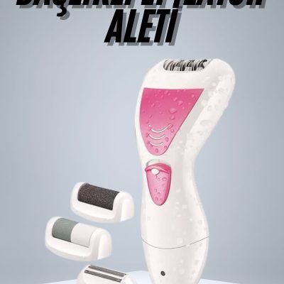 Epilatör Cihazı Epilasyon Aleti Çoklu Başlık Seçeneği Ayak Törpüsü