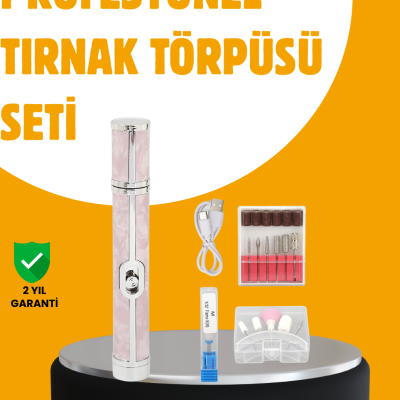 Ergonomik Saplı 20.000 RPM Hız Kontrollü Manikür Pedikür Makinesi
