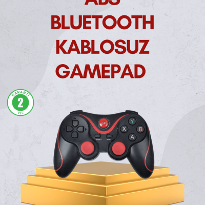 Ergonomik Tasarımlı Kablosuz Bluetooth Gamepad Titreşimli
