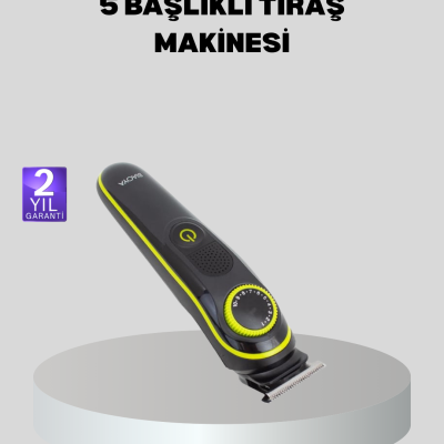 Erkek Bakım Seti – Kablosuz Şarjlı Tıraş Makinesi, Su Geçirmez ve Sessiz Motorlu