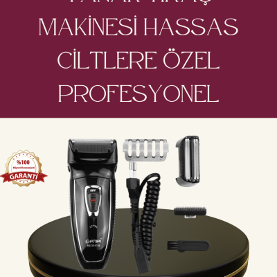 Erkekler İçin Folyo Başlıklı Tıraş Makinesi