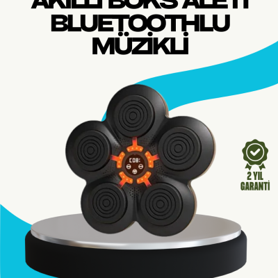 Ev Tipi Akıllı Boks Duvar Paneli Müzikli Bluetoothlu Refleks Geliştirme Cihazı